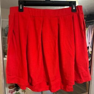 Red Mini Skirt